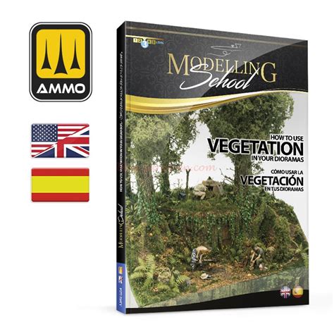 Ammo Mig - Modelling School, Como usar la vegetación en tus dioramas ...