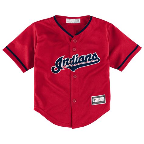 Cleveland Indians Baby Red Alternate Jersey - Detroit Game Gear