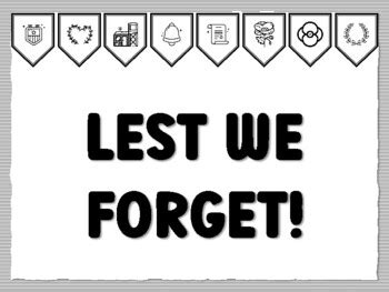 LEST WE FORGET! Memorial Day Bulletin Board Kit school resource by ...