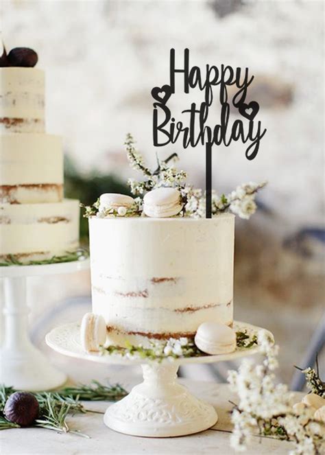 Happy Birthday cake topper