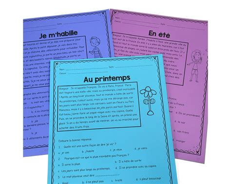 French Reading Practice 的图像结果