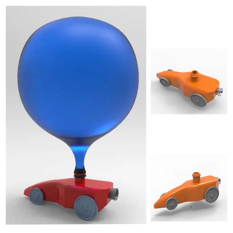 Balloon powered car (update) by Robbert Laugs | Download free STL model ...