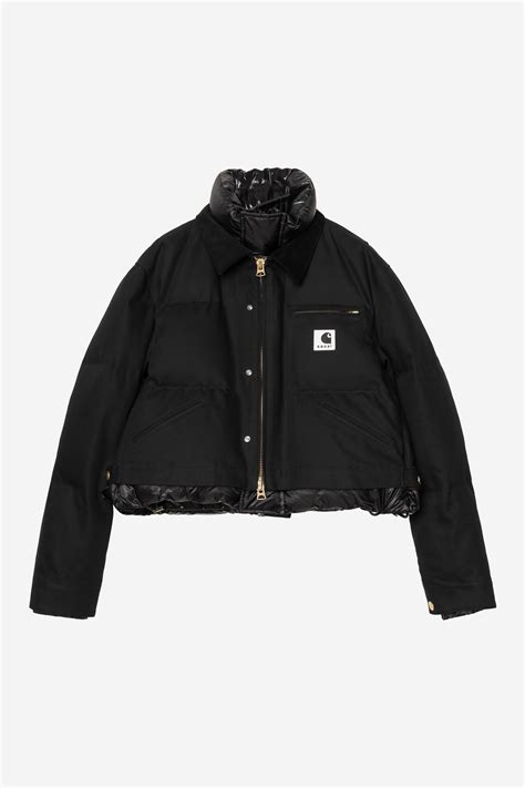 Carhartt WIP sacai x Carhartt WIP W' Duck Puffer Jacket, Sacai Black ...