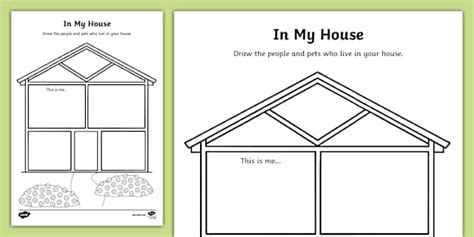 EYFS In My House Worksheet / Worksheet (teacher made)