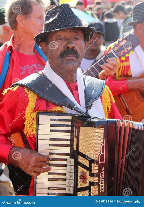 Brazilian Musician at Popular Pilgrimage Editorial Stock Image - Image ...