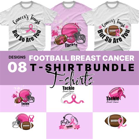 Breast Cancer T-shirt Designs Bundle | Master Bundles