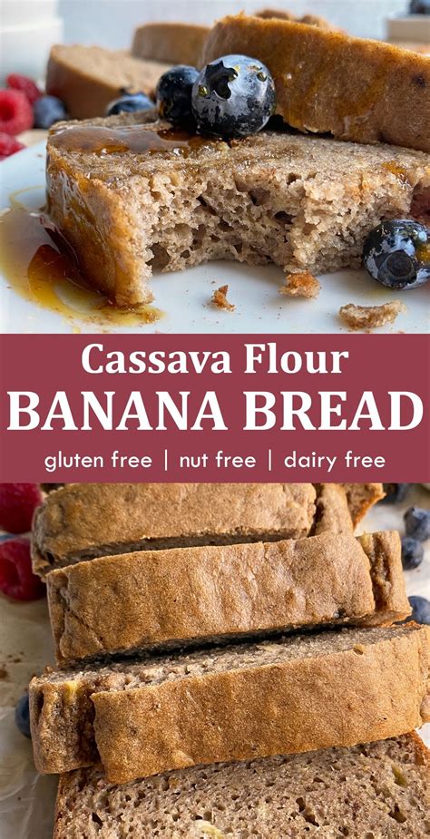 Cassava flour banana bread no sugar added nut free bake it paleo – Artofit