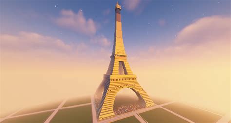 Eiffel Tower Minecraft Tutorial Commentary 的图像结果