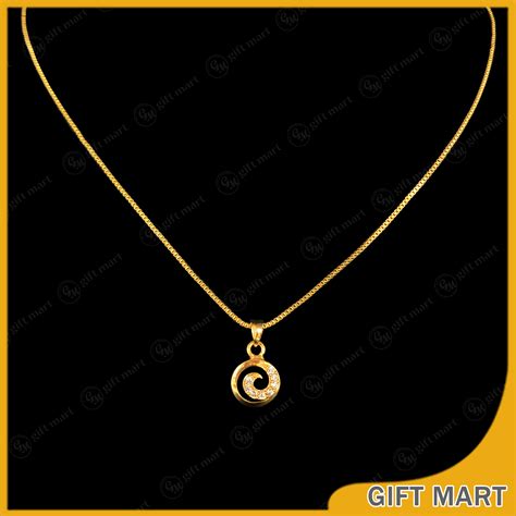 Simple Thin Gold Pendant Design at Jack Black blog