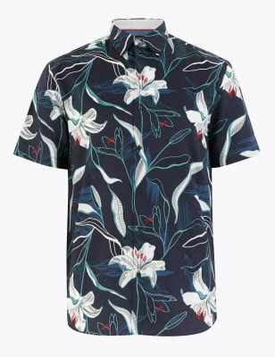 Pure Cotton Floral Shirt