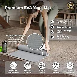 Buy Guhyam World Eva Anti-Skid Yoga Mat For Men and Women| Comfortable ...