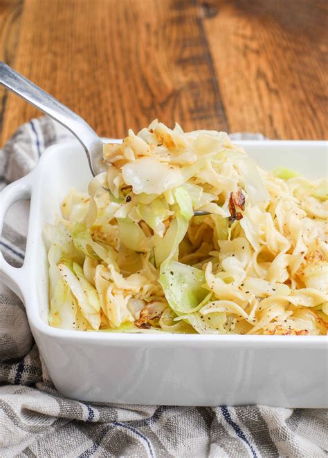 Cabbage and Noodles - Vegetable Recipes