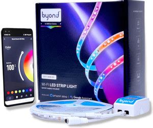 Byond 5m Smart WiFi RGB LED Strip Light for Home | Ideal for Bedroom ...