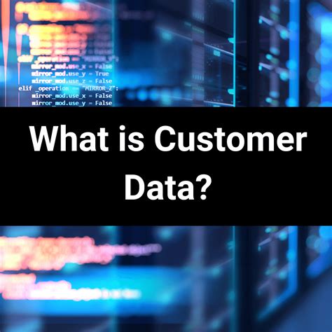 Customer Data 的图像结果