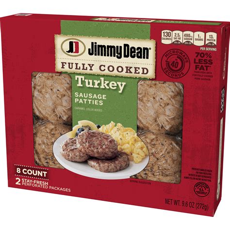 Turkey Sausage Jimmy Dean Nutrition at Luke Cornwall blog