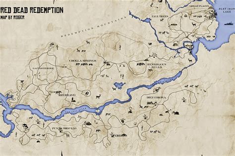 Red dead redemption 2 interactive map of all rdr2 locations - awjes