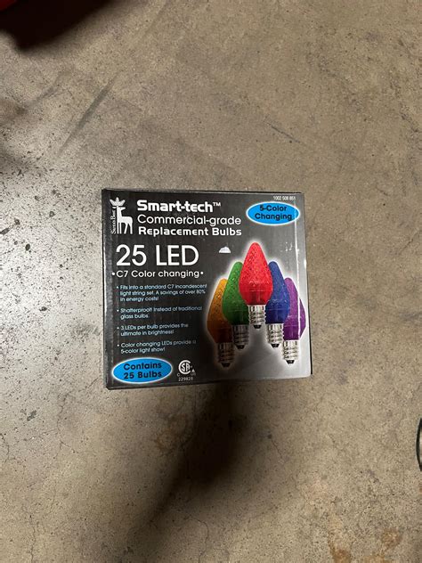 Image result for Color Changing LED C7 Bulbs