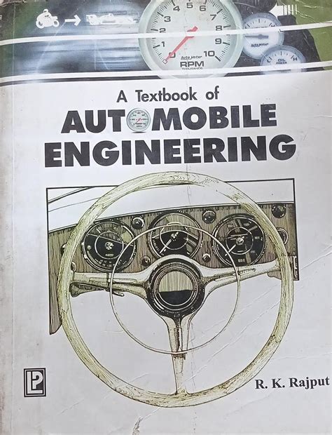 Amazon.in: Buy A Textbook Of Automobile Engineering By RK Rajput SECOND ...