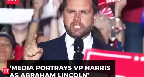 JD Vance targets VP Kamala Harris, says media portrays her as 'Abraham ...