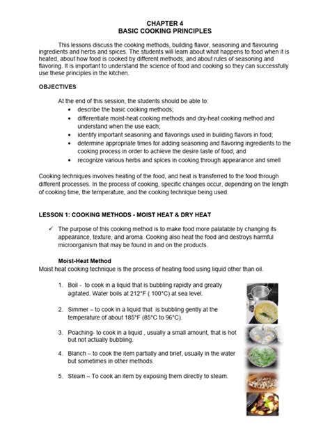 Image result for Basic Cooking Instruction