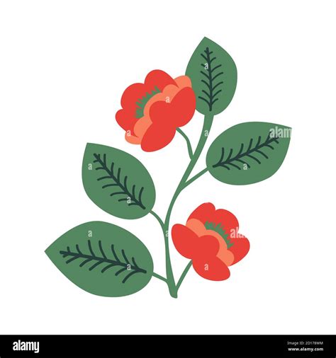 Alabama state flower Stock Vector Images - Alamy