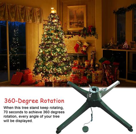 Buy wowspeed Christmas Tree Stand, 360-degree Rotating Tree Stand ...