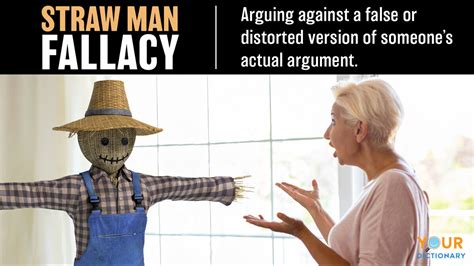 Image result for Straw Man Logical Fallacy Examples