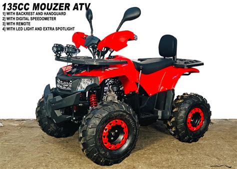 135CC MOUZER ATV 4 Stroke Petrol Engine Automatic Transmission (Quad B ...