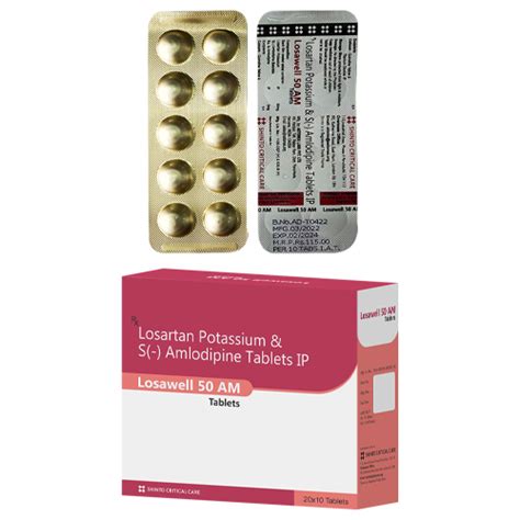 Losartan 50 mg + Amlodipine 5 mg Tablets Astonea Pharma Pvt. Ltd.