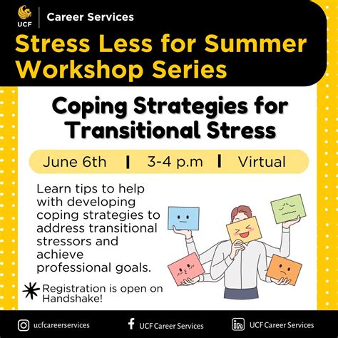 UCF Career Services on LinkedIn: #summerworkshop #stressless #selfcare #stressfree #ucf # ...