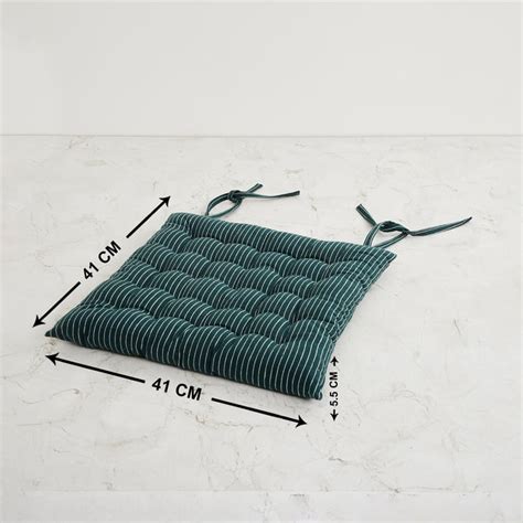 Buy Everyday Essential Poise Striped Chairpad - 40 x 40 cm from Home ...