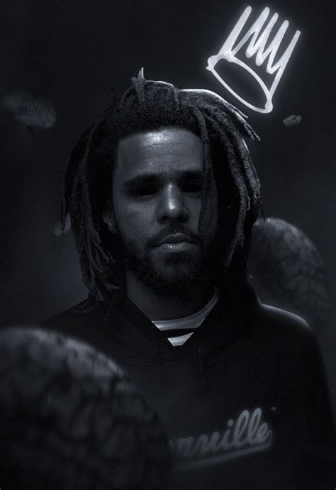 J Cole Black And White