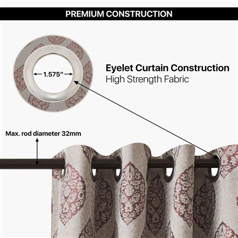 Buy DECO WINDOW Hairloom Set of 2 Woven Blackout Window Curtains from ...