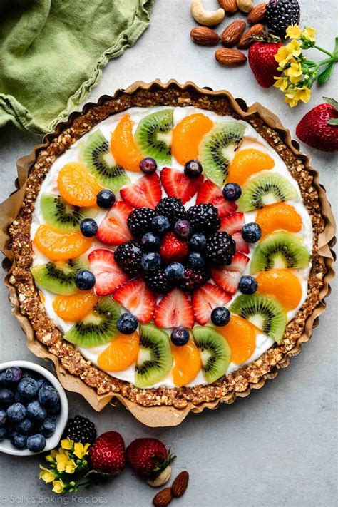 No-Bake Greek Yogurt Fruit Tart - Nubeed
