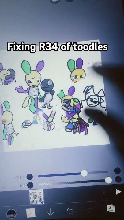 Fixing R34 of Toodles…. #dandysworld - YouTube