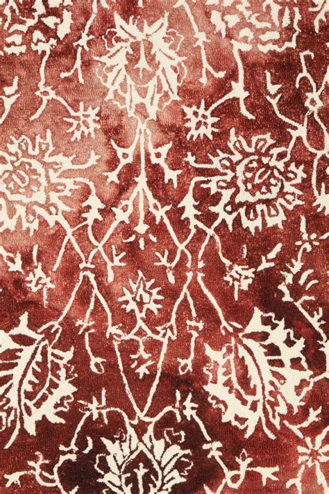 SHOP NOW | MAROON DIP DYED PERSIAN HAND TUFTED CARPET | Imperial Knots