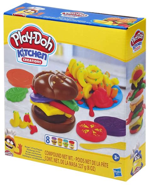 Play-Doh Kitchen Creations Burger n Fries Playset Hasbro Toys - ToyWiz