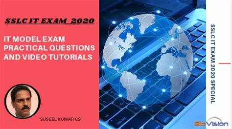 SSLC IT EXAM 2020 - IT MODEL EXAM PRACTICAL QUESTIONS AND VIDEO TUTORIALS