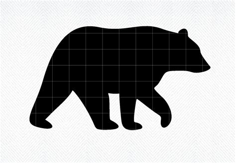 Bear Silhouette SVG, Bear SVG, Bear PNG Graphic by SVG DEN · Creative Fabrica