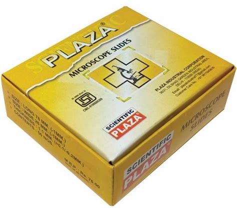 PLAZA ISI CERTIFIED MICROSCOPE SLIDES Manufacturer from Delhi