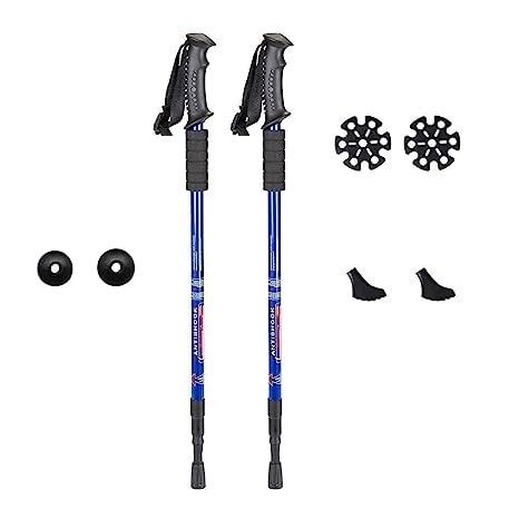 Simxen Trekking Poles Shock Absorbing Adjustable Hiking or Walking ...