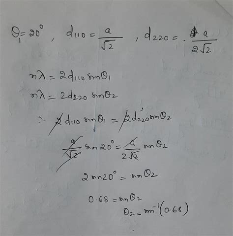 2. x-ray diffraction study of a crystal with a simple cubic lattice ...