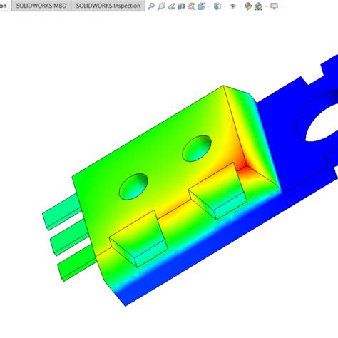 SolidWorks Thermal Simulation 的图像结果