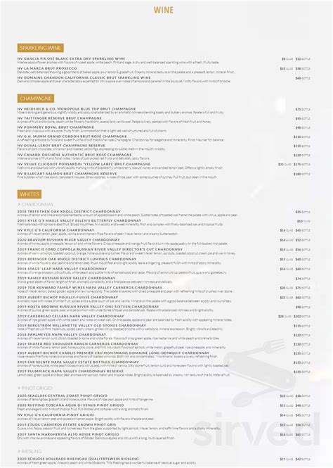 Oak And Ember Steakhouse menu in Port St. Lucie, Florida, USA