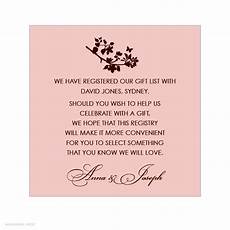 Gift Registry Wording For Wedding by Bridal Shower Gift Registry Insert Wording Search Gift Registry Wording For Wedding