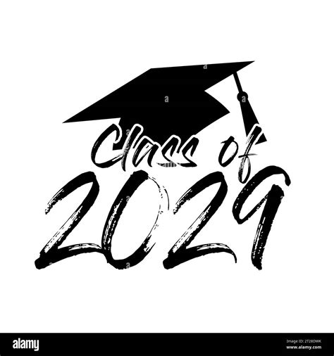 Class Of 2029 Design Vector Stock Vector Image & Art - Alamy