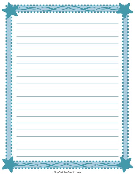 Lined Paper Printable With Border