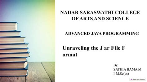 Jar File Format 的图像结果