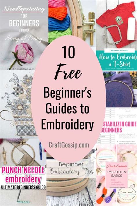 Free Embroidery Tutorials 的图像结果