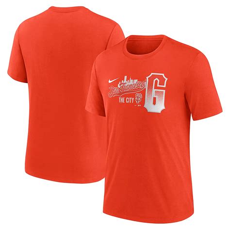 Nike San Francisco Giants City Connect Tri-Blend T-Shirt | Academy